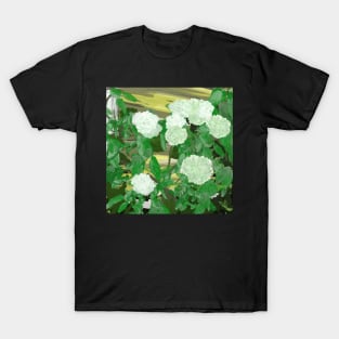 A Hydrangea Bush Alongside the House T-Shirt